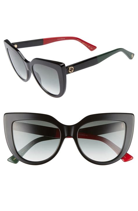 gucci 53mm cat eye optical glasses|designer cat eye sunglasses polarized.